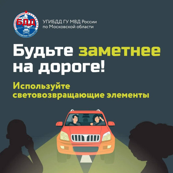 Будь заметнее на дороге. Будь заметнее на дороге.